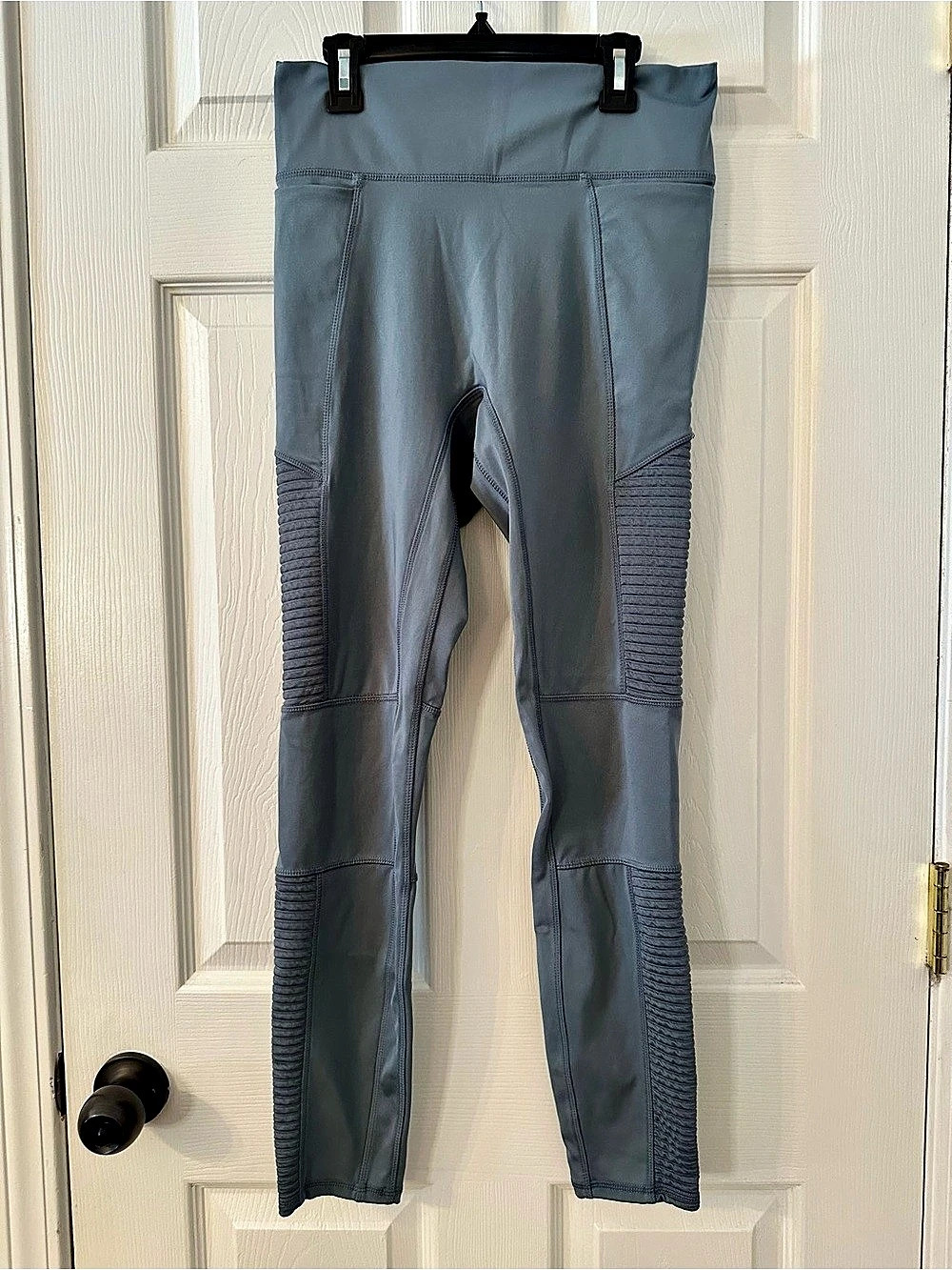 Fabletics Motion365 High-Waisted Moto Legging Gray Large
